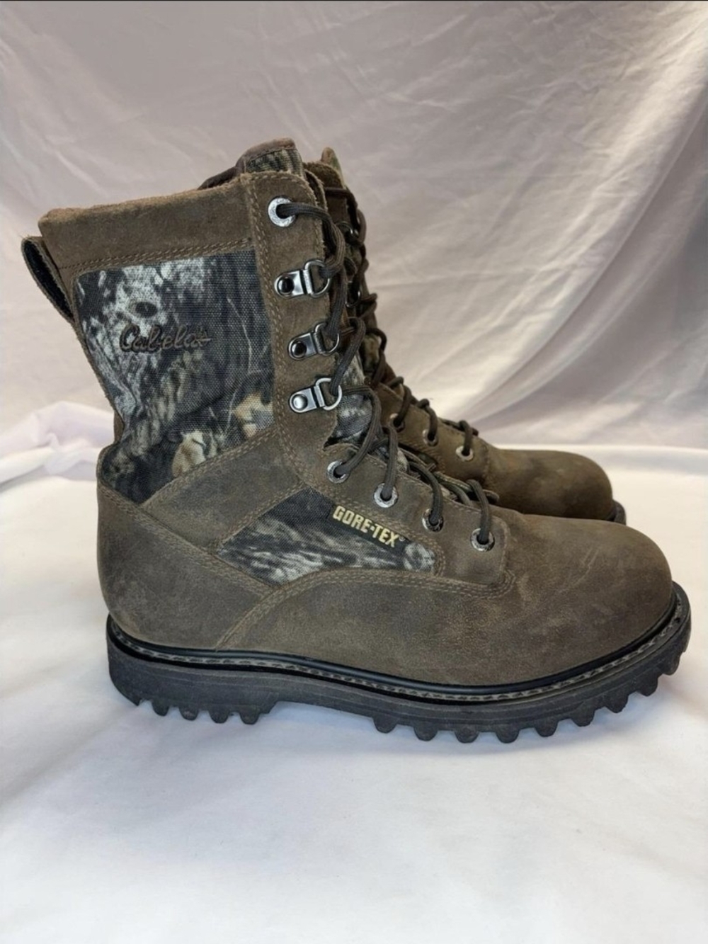 Cabela's Men's Brown Camouflage Gore-Tex Hunting Boots - Picture 2 of 7